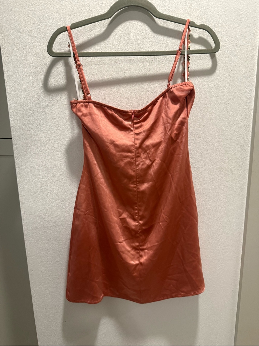 Princess Polly Satin Floral Strap Mini Dress Bustier Slip Dress Y2K - Picture 2 of 4